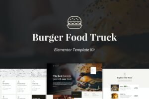 BURGER FOOD TRUCK – قوالب احترافية
