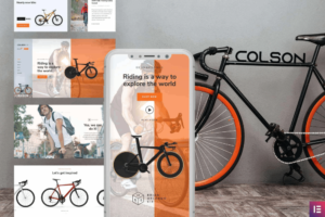 COLSON BIKE WOOCOMMERCE ELEMENTOR TEMPLATE KIT – متاجر إلكترونية