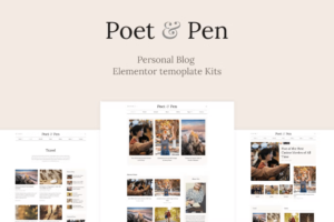 POET & PEN – قوالب احترافية
