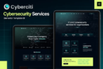 قالب كيبيركيتي للتكنولوجيا والبرمجيات والحلول الرقمية