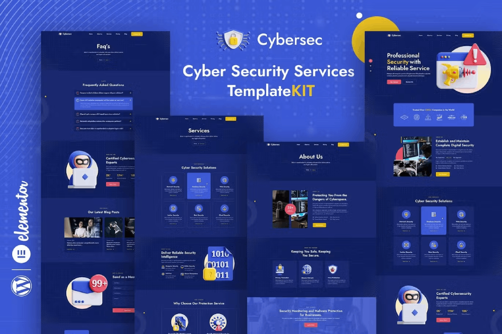 قالب كيبيرسيك للتكنولوجيا والبرمجيات والحلول الرقمية