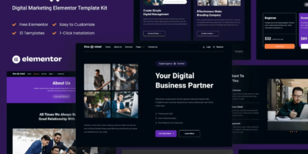 قالب ديناميتيد لوكالات التسويق الرقمي والإعلان