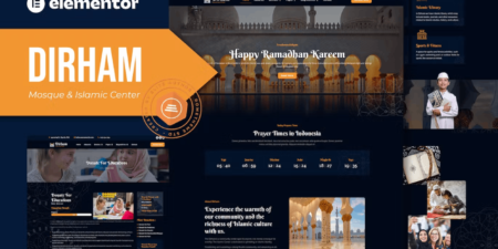 قالب ديرهام للمنظمات الخيرية والتبرعات