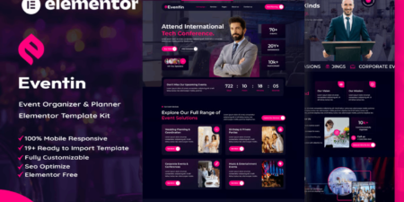 قالب يفينتين للفعاليات والحفلات والمؤتمرات