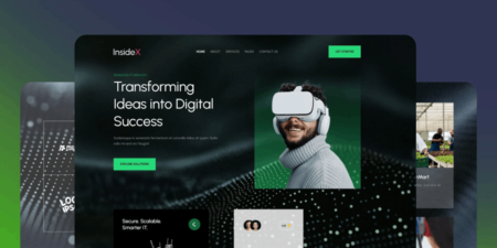 قالب ينسيديكس للتكنولوجيا والبرمجيات والحلول الرقمية