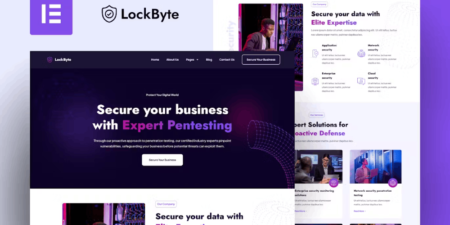 قالب لوكبيتي للتكنولوجيا والبرمجيات والحلول الرقمية