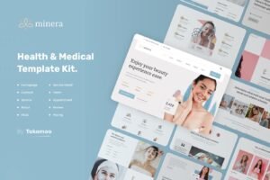 MINERA | SKINCARE & DERMATOLOGY ELEMENTOR TEMPLATE KIT – أزياء وموضة