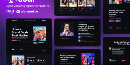 قالب سواربوزز لوكالات التسويق الرقمي والإعلان