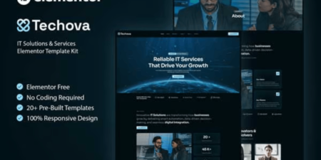 قالب تيكوفا للتكنولوجيا والبرمجيات والحلول الرقمية
