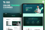 قالب تراديرووم للعملات الرقمية والبلوك تشين