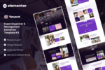 قالب فيفينت للفعاليات والحفلات والمؤتمرات