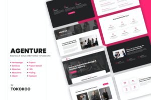 AGENTURE | AGENCY ELEMENTOR TEMPLATE KIT – إبداعي وفني
