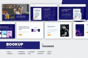 BOOKUP | BOOK ELEMENTOR TEMPLATE KIT – أعمال وشركات