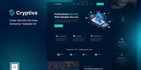 قالب كريبتيفا للتكنولوجيا والبرمجيات والحلول الرقمية