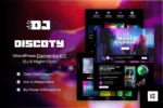 قالب ديسكوتي للترفيه والإعلام والإنتاج الإعلامي