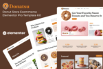 قالب دوناتسو لمتاجر الحلويات والمطاعم