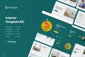 FINTERIOR | INTERIOR ELEMENTOR TEMPLATE KIT – أعمال وشركات