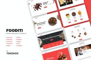 FOODITI | RESTAURANT AND CAFE ELEMENTOR TEMPLATE KIT – قوالب احترافية