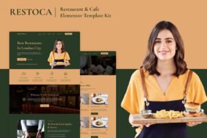 RESTAURANT & CAFE ELEMENTOR TEMPLATE KIT – قوالب احترافية