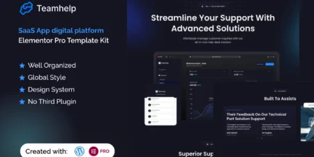 قالب تيامهيلب للتكنولوجيا والبرمجيات والحلول الرقمية