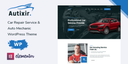 أوتكسير قالب ووردبريس لصيانة السيارات