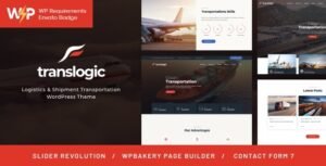 ترانس لوجيك قالب ووردبريس للشحن والنقل