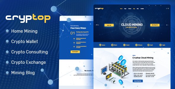 كريبتوب قالب ووردبريس للعملات الرقمية