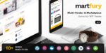 مارت فيوري قالب ووردبريس للمتاجر متعددة البائعين