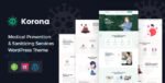 كورونا قالب ووردبريس للخدمات الطبية