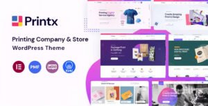 برنت إكس قالب ووردبريس لخدمات الطباعة
