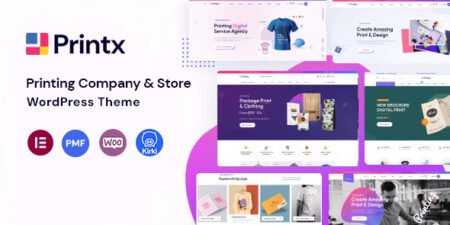 برنت إكس قالب ووردبريس لخدمات الطباعة