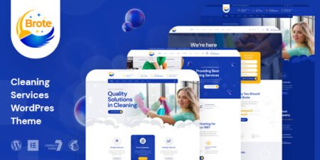 بروت قالب ووردبريس لخدمات التنظيف
