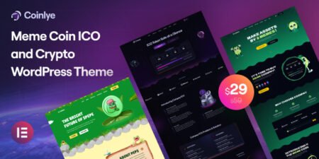 كوين لاي قالب ووردبريس للعملات الرقمية