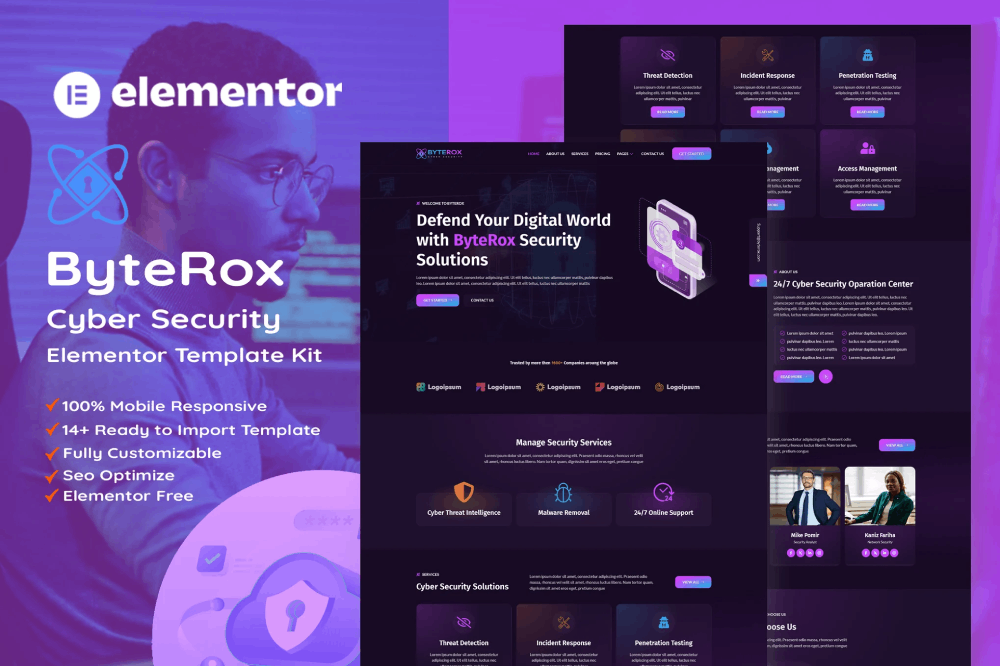 قالب بيتيروكس للتكنولوجيا والبرمجيات والحلول الرقمية