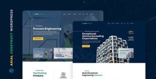 أكسيال قالب ووردبريس لشركات الإنشاءات