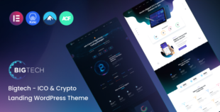 بيج تك قالب ووردبريس للعملات الرقمية
