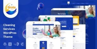 بروت قالب ووردبريس لخدمات التنظيف