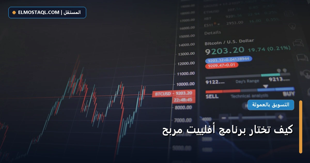تختار برنامج أفلييت - كيف تختار برنامج أفلييت مربح