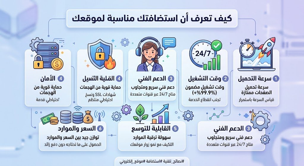 كيف تعرف أن استضافتك مناسبة لموقعك