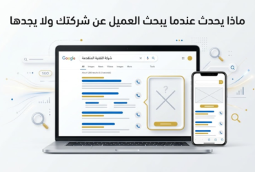 ماذا يحدث عندما يبحث العميل عن شركتك ولا يجدها