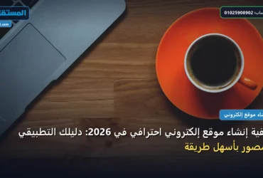إنشاء موقع إلكتروني احترافي - كيفية إنشاء موقع إلكتروني احترافي في 2026: دليلك التطبيقي المصور بأسهل طريقة