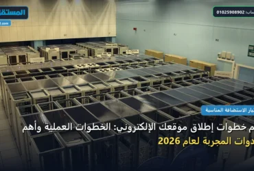 إطلاق موقعك الإلكتروني - أهم خطوات إطلاق موقعك الإلكتروني: الخطوات العملية وأهم الأدوات المجربة لعام 2026