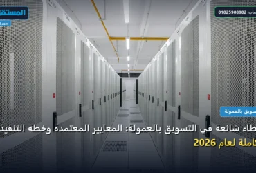 أخطاء شائعة في التسويق بالعمولة - أخطاء شائعة في التسويق بالعمولة: المعايير المعتمدة وخطة التنفيذ الكاملة لعام 2026
