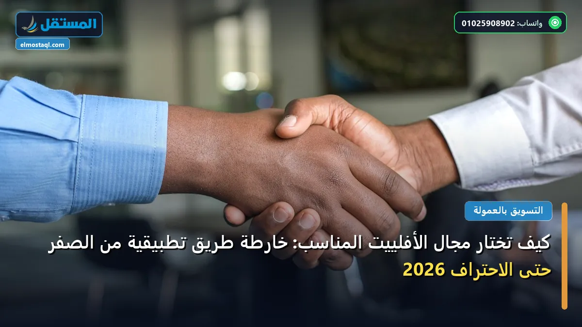 تختار مجال الأفلييت - كيف تختار مجال الأفلييت المناسب: خارطة طريق تطبيقية من الصفر حتى الاحتراف 2026