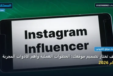 تختار تصميم موقعك - كيف تختار تصميم موقعك: الخطوات العملية وأهم الأدوات المجربة لعام 2026