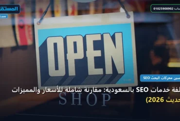 تكلفة خدمات SEO بالسعودية - تكلفة خدمات SEO بالسعودية: مقارنة شاملة للأسعار والمميزات (تحديث 2026)