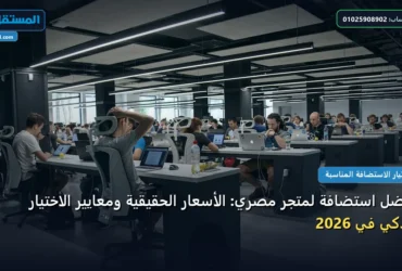 أفضل استضافة لمتجر مصري - أفضل استضافة لمتجر مصري: الأسعار الحقيقية ومعايير الاختيار الذكي في 2026