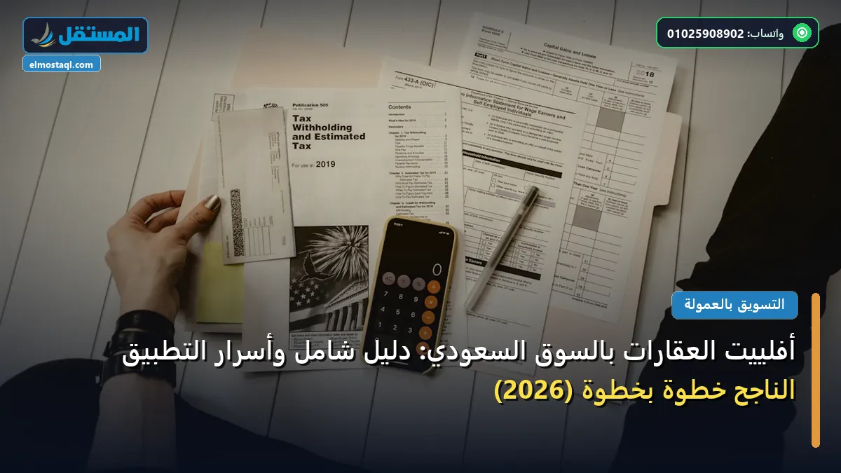 أفلييت العقارات - أفلييت العقارات بالسوق السعودي: دليل شامل وأسرار التطبيق الناجح خطوة بخطوة (2026)