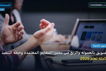 التسويق بالعموله والربح في - التسويق بالعموله والربح في مصر: المعايير المعتمدة وخطة التنفيذ الكاملة لعام 2026