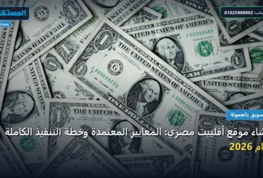 موقع أفلييت - إنشاء موقع أفلييت مصري: المعايير المعتمدة وخطة التنفيذ الكاملة لعام 2026
